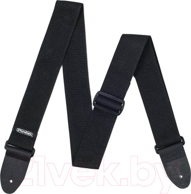 Ремень для гитары Dunlop Manufacturing D07-01 BK Poly Strap Black