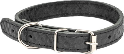 Ошейник Homepet Ромбы 15мм 17-27см / 83990 (черный)