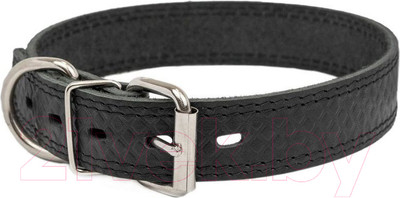 Ошейник Homepet Ромбы 30мм 35-45см / 83999 (черный)