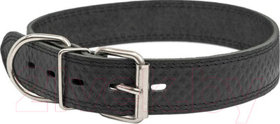 Ошейник Homepet Ромбы 35мм 41-51см / 84002 (черный)