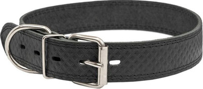 Ошейник Homepet Ромбы 20мм 33-43см / 84008 (черный)