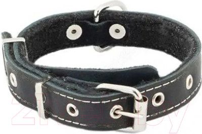 Ошейник Homepet 25мм 30-45см / 84032 (черный)