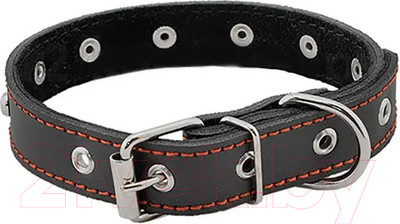 Ошейник Homepet 25мм 35-47см / 75895 (черный)