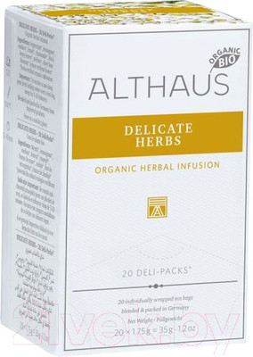 Чайный напиток Althaus Deli Packs Ароматные травы (20x1.75г)