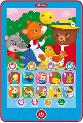Развивающая игрушка Азбукварик Сказочки-малышки. Мой первый планшетик / 3315 