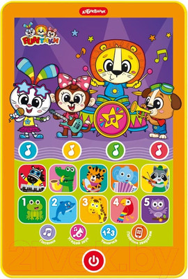 Развивающая игрушка Азбукварик Музыкальные друзья. Мой первый планшетик / 3318