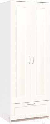 Шкаф Mio Tesoro Сириус 2-х створчатый 1 ящик 2.02.01.470.1 (белый)