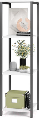 Стеллаж Mio Tesoro Mini Joy Loft (белый/черный)