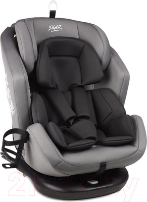 Автокресло Siger Ультра Isofix / KRES3910 (светло-серый)