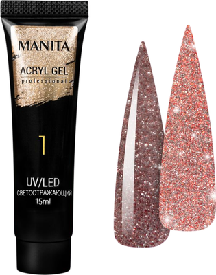 Акригель Manita Professional №01 светоотражающий (15мл)