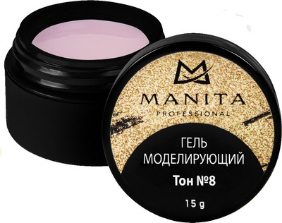 Моделирующий гель для ногтей Manita Professional Однофазный №8 (15мл)
