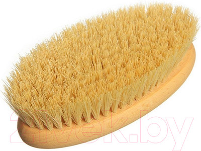 Щетка для тела Kristaller Для сухого массажа (175 пучков, натуральное волокно тампико)