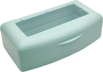 Контейнер для дезинфекции Nail Art С прозрачной крышкой (бирюзовый)