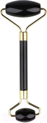 Массажер механический для лица Nail Art Двусторонний (черный обсидиан)