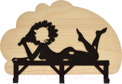 Вешалка для бани Банные Штучки Девушка / 31231