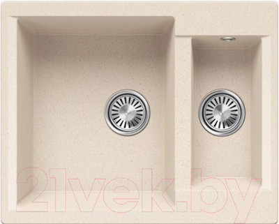 Мойка кухонная Polygran Brig 620 (кремовый)