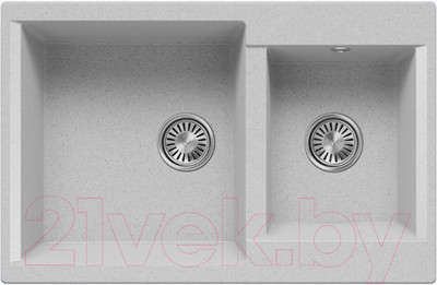 Мойка кухонная Polygran Brig 772 (светло-серый)