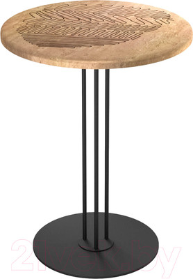 Журнальный столик Sheffilton SHT-CT44-1/H43 (тирион/черный муар)