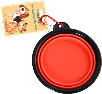 Миска для животных Homepet 81286 (красный)