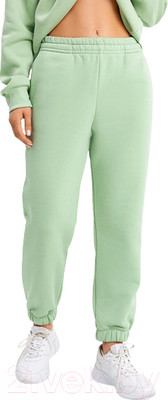 Брюки спортивные Mark Formelle 382420 (р.158/164-102, туманный зеленый)
