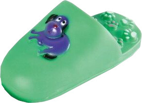 Игрушка для собак Homepet Тапок с пищалкой / 83619 (зеленый)