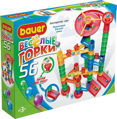 Конструктор кинетический Bauer Веселые горки / 583 