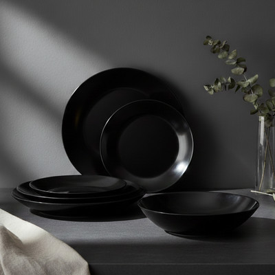 Набор тарелок Luminarc Zelie Noir V3894 (18шт)