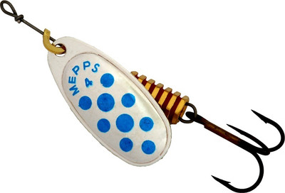 Блесна Mepps Comet 4 Silver/Blue Dots / 529338