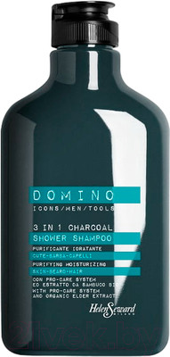 Шампунь для волос Helen Seward Domino 3 In 1 Charcoal Shower Shampoo (250мл)