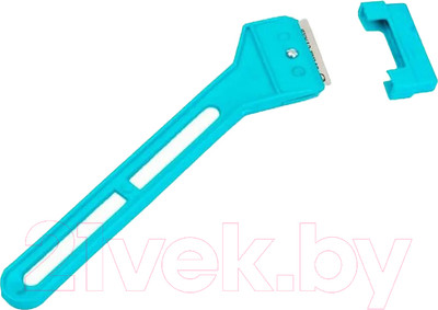 Очиститель стекла аквариума Homefish С лезвием / 83387 (бирюзовый)