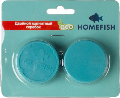 Очиститель стекла аквариума Homefish Двойной Магнитный / 84223