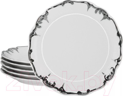 Набор тарелок Lenardi Argento 666-389 (6шт)