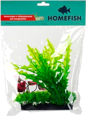 Декорация для аквариума Homefish Растение Асплениум и Людвигия / 84298