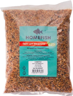 Грунт для аквариума Homefish 84332 (1кг, золото)