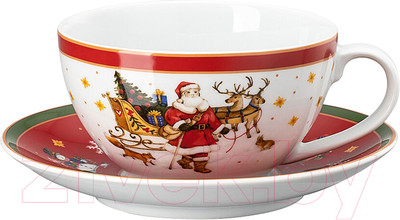 Чашка с блюдцем Hutschenreuther Happy Wintertime / 02488-727470-14780