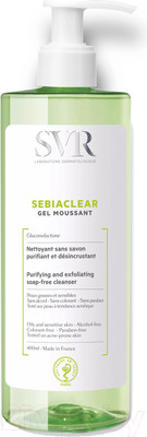 Пенка для умывания SVR Sebiaclear Gel Moussant Пенящийся (400мл)