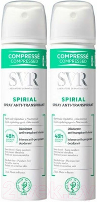 Антиперспирант-спрей SVR Spirial Spray Anti-Transpirant (2x75мл)