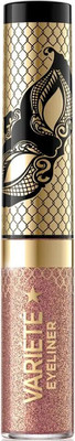 Подводка для глаз жидкая Eveline Cosmetics Variete Водостойкая сияющая №01 (4мл)