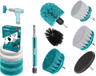 Набор щеток для электроинструмента TOTAL TACB1101 (11шт)