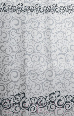 Шторка-занавеска для ванны Miranda Motives Grey