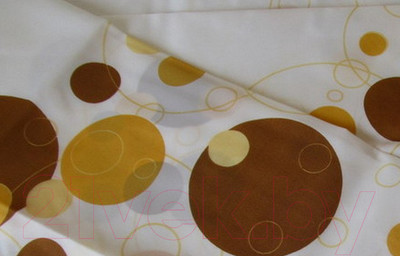 Шторка-занавеска для ванны Miranda Bubble Beige