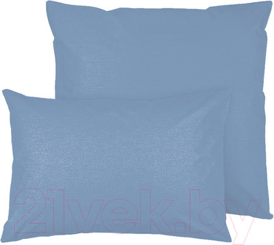 Комплект наволочек Luxsonia Сатин 50x70 / Мр0002 (2шт, голубой)