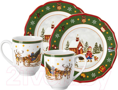 Набор для чая/кофе Hutschenreuther Happy Wintertime / 02488-727472-29213