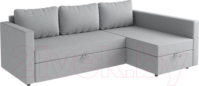 Диван угловой Mio Tesoro Тилаус длинный подлокотник (It Grey)