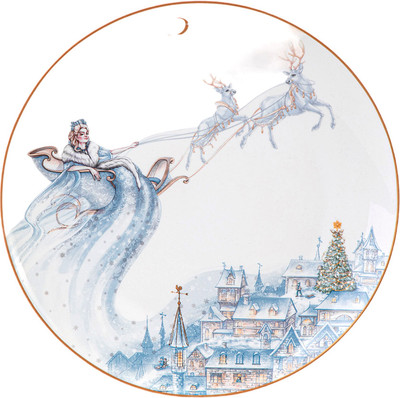 Тарелка столовая обеденная Lefard Снежная королева 590-548