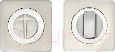 Фиксатор дверной защелки Basara BK 0605 SN/CP (сатин/хром)