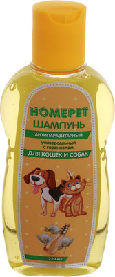 Шампунь от блох Homepet Универсальный для собак и кошек / 80147 (220мл)