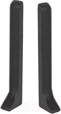 Заглушка для плинтуса Profiling ПЛ-60 (2шт, черный муар)