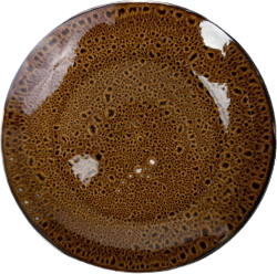 Тарелка закусочная (десертная) No Brand Tvist Madeira / фк6100 (коричневый)