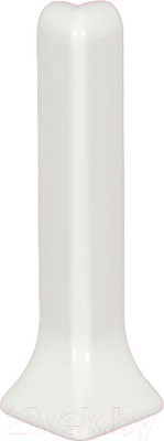 Уголок для плинтуса Profiling Наружный для ПЛ-80 (белый муар)